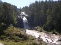 La cascade au-dessus du Pont d'Espagne