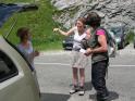 Agnès est venue nous rejoindre. Départ du col de la Colombières