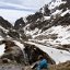 Une petite halte avant le retour. Il y avait quand même plus de deux heures de montée.