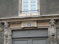 ... comme on peut le déchiffrer sur ce zoom. C'est maintenant le lycée Émiland Gauthey, mais l'entrée n'est plus là.