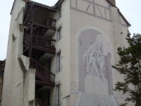 Et un autre de Molière. Place du théâtre, bien sûr (1991,  Ph. de Lanouvelle et B. de Renty).  Mais c'est surtout l'escalier extérieur qui est intéressant.